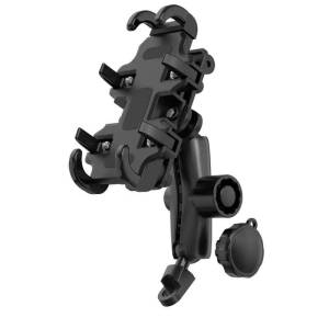 Stand Handlebar Bicycle Phone Rotating Mobile Motorcycle Holder 360° Rearview Mirror Mount GPS E-Bike Aluminum Cell Phone Holder