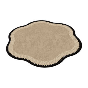Round Waterproof Retro Area Rug