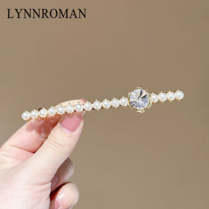 LYNNROMAN | Kẹp Tóc Mềm Mại Hạt Ngọc Trai Mùa Hè