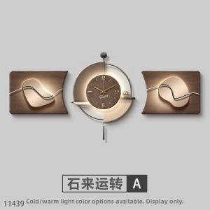 RUIBOHAO | Luxury Clock Minimalist Living Room Wall Art