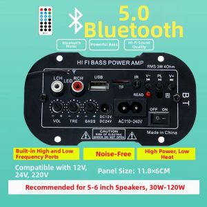 BONINGYU | Bluetooth Integrated Amplifier Board High Power Subwoofer
