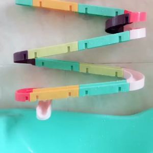 SUNNYBUNNY DIY Water Track Shower Toy Bath Toy Water Slide Fishing Game Gift for Boys Girls Mainan Mandi Kanak-kanak