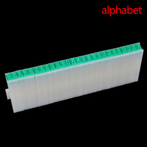 OUHOE | 1 Set English Alphabet Letters Numbers Rubber Stamp Free Combination Diy Craft