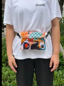 EOSM ซองกันน้ำ ซองใส่มือถือ ซองกันน้ำคาดอก สงกรานต์ กระเป๋ากันน้ำคาดอก ลายการ์ตูน ซองกันน้ำคาดเอว สงกรานต์ สายสามารถปรับได้ Waterproof Waist Bag