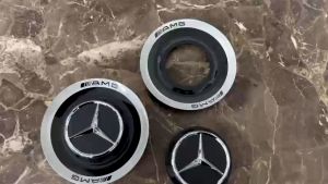Logo chụp mâm ốp lazang bánh xe ô tô Maybach AMG DE6082-T6