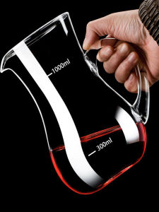 Thickened Large Capacity Gourd Pouring Bottle with Scale Commercial Wine Decanter Home Use White Wine Pouring Pot Alcohol Meter