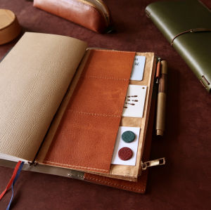 WuZhi Original TN Travel Organizer Bag Document Storage Accessories Dupont Paper Zipper Positioning Pouch for Business Supplies