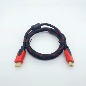 High Speed HDMI Braided Cable HDTV Compatible HDMI 1.4V Cable High Speed TV Data Computer Monitor