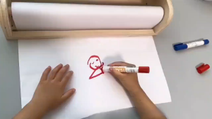 Desktop Easel Wooden Art Station with Storage Board Portable Painting Stand for Natural Solid Wood Painting Supplies Organizer