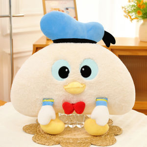 GUAIBUDIAN | Cute Cartoon Duck Plush Toy Cushion Lumbar Support Pillow Sofa Headboard Decor
