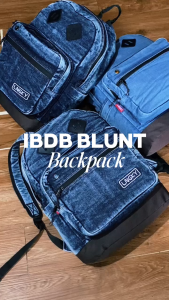 Tas Sekolah Laptop Ransel Backpack Punggung Langky BAGPACK IBDB BLUNT DENIM