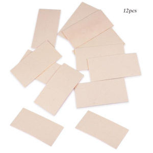 6/12pcs Spare Wool Felt Cloth for 4 Inch Wrap Squeegee No Scratch Scraper Felt Carbon Foil Car Wrapping Window Tint Tools