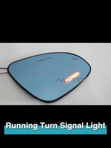 VACC AUTO BSM Blue Mirror with LED Signal Lamp Side Rearview Winker Mirror Lens For Toyota Harrier 4th XU80 2020 - 2027 Car Accessories