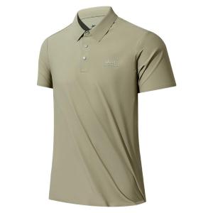 จี๊ป | เสื้อโปโลผ้าไหมน้ำแข็งแห้งเร็วสำหรับผู้ชาย Jeep Summer 0.15 Cool Sensation UPF50+ กันแดด แขนสั้น ระบายอากาศได้ดี ยืดหยุ่นสูง เสื้อยืดคอโปโล