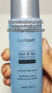 100 ML WARDAH EYEXPERT EYE & LIP MAKE UP REMOVER / PEMBERSIH MAKEUP / CLEANSING MICELLAR WATER
