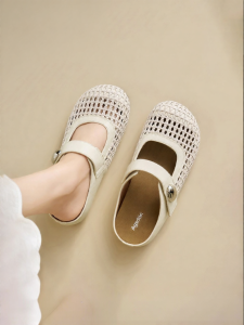 Agsdon | Slip-on Braided Half-Drag Summer Shoes