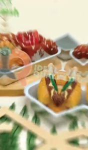 ALUMINIUM TRAY RX 12261 WADAH LOYANG FOIL TRAY RX 12261