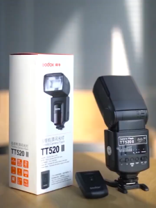 Godox Thinklite Camera Flash TT520II with Build-in 433MHz Wireless Signal for DSLR TT520 II