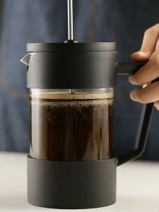 【New】6 Cup กาชงกาแฟ เครื่องชงกาแฟ ที่ชงกาแฟ French Press 350ml 600ml 1000ml เครื่องชงกาแฟสด Borossilicate Glass เหยือกชงกาแฟ for Coffee Tea
