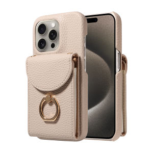 PU Leather Phone Case for Samsung GalaxyS26 S25 S24 S23 S22 S21 S20FE Plus Ultra Card Holder Ring Anti Drop Portable Phone Cover