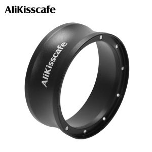 AliKisscafe Espresso Dosing Funnel 51MM 54MM 58MM Coffee Dosing Ring Magnetic For Delonghi Breville Portafilter Barista Tools