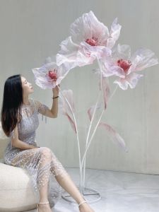 Yu Meiren Stocking Flower Waterproof Artificial Flower Silk Flower Window Decorative Ornament Grenadine Scene Layout Wedding Road Guide