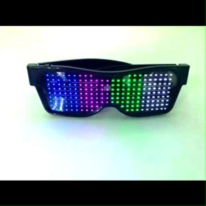 KEDAH LED Glasses Mix Color LED Beads Customize LED Glasses Non-Customize LED Glasses Neon Glasses Party Glasses