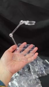 5/10/20/30/50pcs Clear Action Figure StandDisplay Holder Base Doll Model Figure Support Stand For Hg Shf Rg Sd Gundam 1/144 Toy