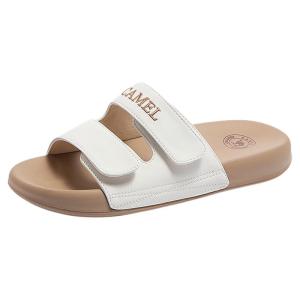 CAMEL | Birkenstock Style Fall New Flip Flop Sandals With Velcro Soft Thick Sole