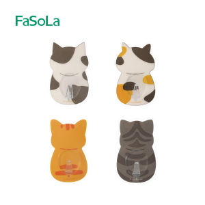 FaSoLa Décorative Khóa Dính Mạnh Không Cần Đục Lỗ Móc Treo Cửa Phòng Khách Bằng Nhựa Chịu Lực Nhẹ Nhựa 1kg 1 Móc