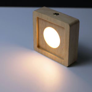 Carved Solid Wood Luminous Base Touch Wireless Charging Small Night Lamp Crystal Coaster Wine Bottle Bar Wine Mixer Lamp Decoration