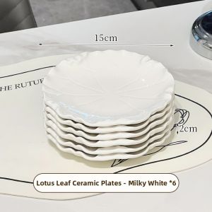 XIAOHUANGLU | Ceramic Home Food-grade High Beauty Serving Plate