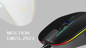 Meetion GM23 – RGB Gaming Mouse 12800 DPI Ergonomic Design for FPS/MMORPG/MOBA/RTS