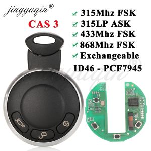 jinyuqin Cas3 Car Key Remote 315/315LP/433/868Mhz ID46-7945 For Bmw Mini Cooper R56 R57 Paceman Roadster KR55WK49333 IYZKEYR5602