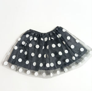 Childrens mesh TUTU skirt polka dots Skirt light and bright dance dress with multiple colors to choose from