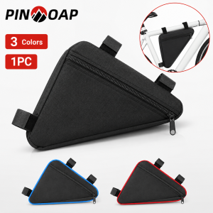 PINMOAP Bicycle Triangle Frame Bag Bike Storage Pouch For MTB Road Mountain Cycling Tools Phone Holder Outdoor Riding Commuter