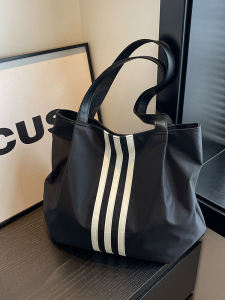Casual Style Large Capacity Canvas Tote Bag