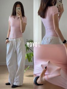 YOYO | Dopamine Effect Summer Pink Short Sleeve Top