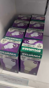 หลอดไฟ SYLVANIA LED Eco ToLEDo A60 5W 4000K E27 220V แสงขาวขุ่น