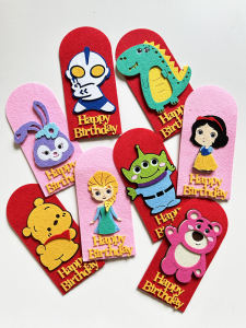 Creative Birthday Gift Envelope for Children Baby Cartoon Newborn One Year Old Anniversary Red Packets Chinese Style Celebration