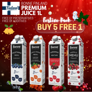 (FESTIVE PACK) BONNE FINLAND PREMIUM JUICE  [BUY 5 FREE 1]
