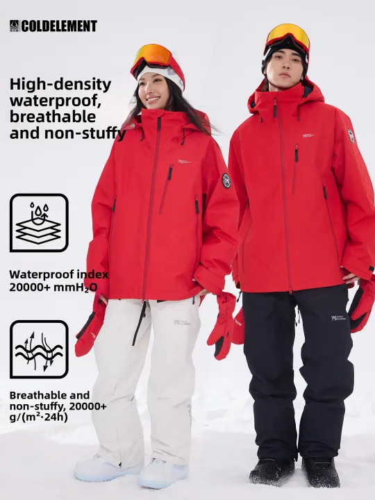 COLDELEMENT | Waterproof Ski Jacket Men Women American Style | Lazada ...