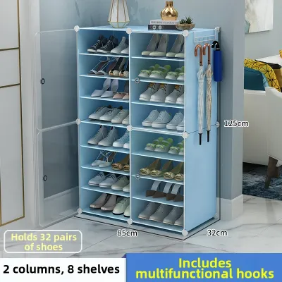 XUANXISHI | Attractive Plastic Multi-layer Shoe Cabinet with Dustproof Storage
