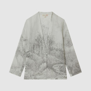 ICICLE | Summer New Lightweight Ramie Printed Jacket
