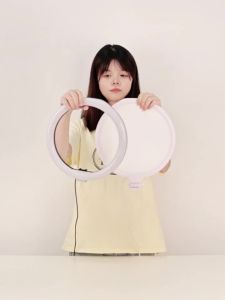 LUXCEO | LUXCEO 26cm LED Ring Light10W 3000K/4000K/6000K CRI95+Soft Lighting for Live StreamingYouTubeTikTokMakeupVideo Conference