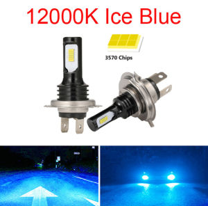 2Pcs H4 H7 LED Headlight H11 H8 H9 H1 H3 Car Fog Light LED Bulbs 9005 9006 Hb3 Hb4 Auto Driving Running Lamps 20000LM 12V 6000K