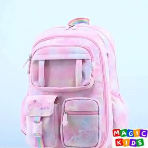 Kids High Quality Backpacks School Bags Cute Pink Bags Lightweight Bags for Girls