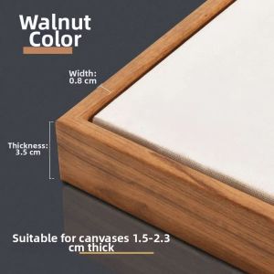 Simple Narrow Border L-shaped Oil Painting Frame