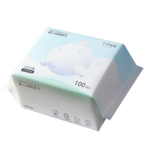 SHI YUE JIE JING | Newborn and Kids Dry Wet Dual Use Facial Tissues