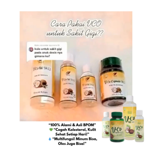 ORIGINAL BPOM VCO SR12 Virgin Coconut Oil Asli Minyak Kelapa Murni 100% – Suplemen Kesehatan & Perawatan Kulit Rambut